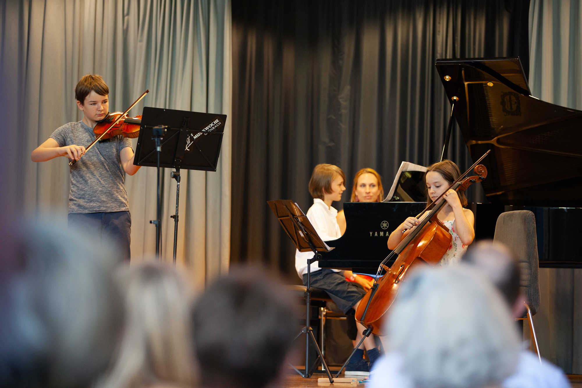 Teilnehmer beim Konzert