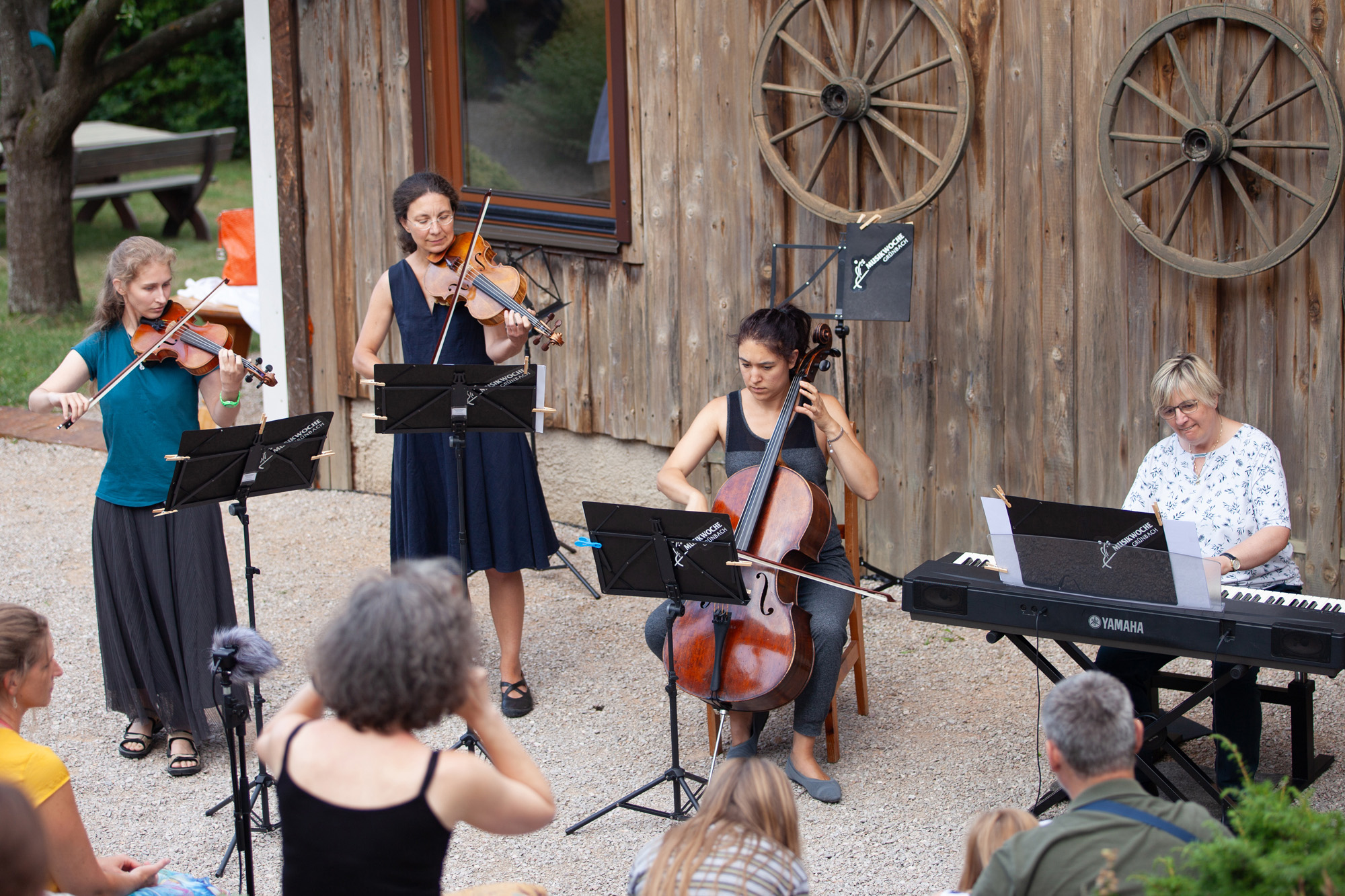 Teilnehmer beim Konzert