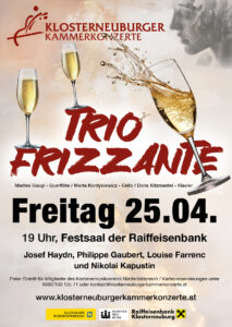 Plakat "Trio Frizzante"